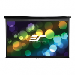 Elite Screens Manual Series M135UWH2 Diagonal 135 ", 16:9, Viewable screen width (W) 299 cm, Black