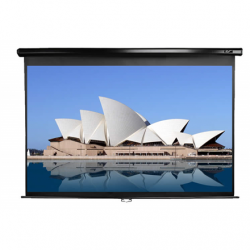 Elite Screens Manual Series M128UWX Diagonal 128 ", 16:10, Viewable screen width (W) 275 cm, Black