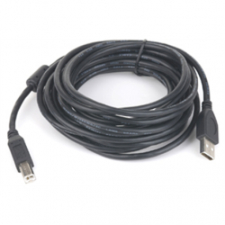 USB 2.0 A-plug B-plug 3 m (10 ft) cable with ferrite core | Cablexpert