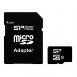 Silicon Power | 8 GB | MicroSDHC | Flash memory class 10 | SD adapter