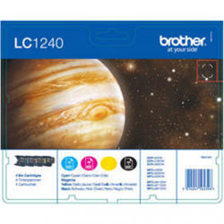 Brother LC1240 Multipack | Ink Cartridge | Black, Cyan, Magenta, Yellow