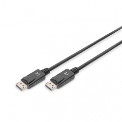 Digitus | DisplayPort Connection Cable | Black | DP male | DP male | DP to DP | 1 m