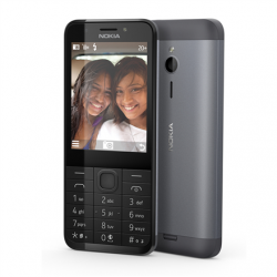 Nokia | 230 | Dark Silver | 2.8 " | TFT | 16 MB | N/A MB | Dual SIM | Mini-SIM | Bluetooth | 3.0 | USB version microUSB 1.1 | Built-in camera | Main camera 2 MP | Secondary camera 2 MP | 1200 mAh