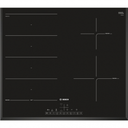 Bosch | hob | PXE651FC1E | Induction | Number of burners/cooking zones 4 | DirectSelect | Timer | Black | Display