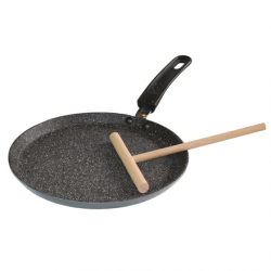 Stoneline | Pan | 9195 | Crepe | Diameter 24 cm | Suitable for induction hob | Fixed handle | Anthracite