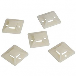 Logilink | Cable Tie Mounts 20x20 mm | KAB0042 | Self-adhesive, for cable ties