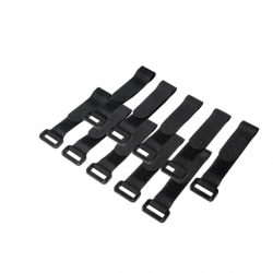 Logilink Velcro cable strap KAB0056 Black, 10 pc(s)