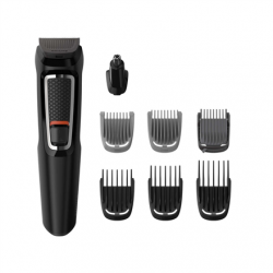 Philips | 8-in-1 Face and Hair trimmer | MG3730/15 | Cordless | Number of length steps | Black