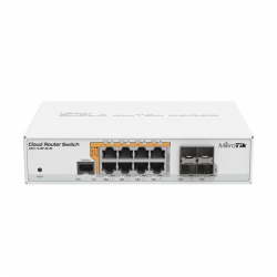 MikroTik | Cloud Router Switch CRS112-8P-4S-IN | SFP ports quantity 4 | 12 month(s) | Desktop | 1 Gbps (RJ-45) ports quantity 8 | Web managed