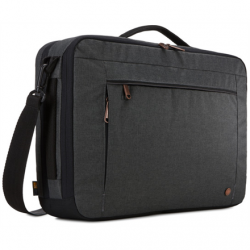 Case Logic | Fits up to size 15.6 " | Era Hybrid Briefcase | Messenger - Briefcase/Backpack | Obsidian | Shoulder strap