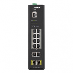 D-LINK DIS-200G-12PS L2 Managed Industrial Switch with 10 10/100/1000Base-T and 2 1000Base-X SFP ports | D-Link | Switch | DIS-200G-12PS | Managed L2 | Wall mountable | 60 month(s)