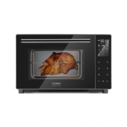 Caso | TO 32 | Electronic Oven | Electric | Easy to clean: Interior with high-quality anti-stick coating | Sensor touch | Height 34.5 cm | Width 54 cm | Black