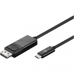 Goobay | USB-C- DisplayPort adapter cable (4k 60 Hz) | USB-C male | DisplayPort male | USB-C to DP | 1.2 m