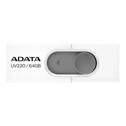 ADATA | UV220 | 64 GB | USB 2.0 | White/Gray