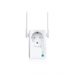 TP-LINK | Extender with AC Passthrough | TL-WA860RE | 10/100 Mbit/s | Ethernet LAN (RJ-45) ports 1 | 802.11n | 2.4GHz | Wi-Fi data rate (max) 300 Mbit/s | Extra socket