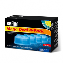 Braun | Refills 4 Pack | Clean and Renew CCR4 3+1