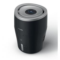 Philips 	HU4813/10 Humidification capacity 300 ml/hr, Black, Type Humidifier, Natural evaporation process, Suitable for rooms up to 44 m², Water tank capacity 2 L