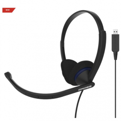 Koss | Headphones | CS200 USB | Wired | On-Ear | Microphone | Black
