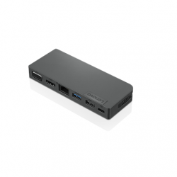 Lenovo | Powered USB-C Travel Hub | Ethernet LAN (RJ-45) ports 1 | VGA (D-Sub) ports quantity 1 | USB 3.0 (3.1 Gen 1) Type-C ports quantity USB-C female port for charging only (with Lenovo 45W & 65W USB-C power adapter) | USB 3.0 (3.1 Gen 1) ports quantit