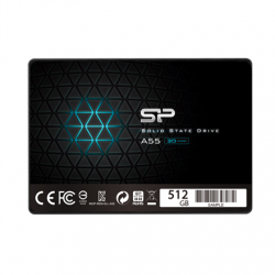 Silicon Power | A55 | 512 GB | SSD form factor 2.5" | SSD interface SATA | Read speed 560 MB/s | Write speed 530 MB/s