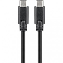 Goobay 38873 USB-C cable (USB 3.2 generation 2x2, 5A) Black