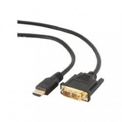 Gembird monitoriaus kabelis HDMI/DVI-DM (18+1) 1.8m Gembird | HDMI to DVI-D | 1.8 m