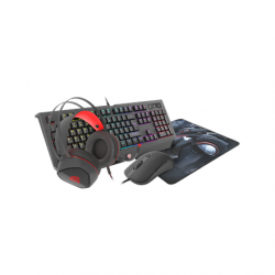 GENESIS COMBO set 4in1 cobalt 330 rgb keyboard + mouse +headphones + mousepad, us layout Genesis | Wired | On-Ear | COMBO set 4in1 cobalt 330