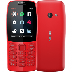 Nokia | 210 | Red | 2.4 " | TFT | 240 x 320 pixels | 16 MB | N/A MB | Dual SIM | Bluetooth | 3.0 | USB version microUSB | Main camera 0.3 MP | 1020 mAh