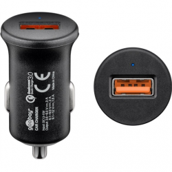Quick Charge QC3.0 USB car fast charger | Cigarette lighter Male | USB 2.0 Female (Type A)