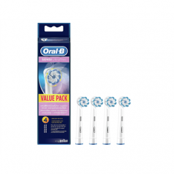 Oral-B | Replaceable toothbrush heads | EB60-4 Sensi UltraThin | Heads | For adults | Number of brush heads included 4 | Number of teeth brushing modes Does not apply | White