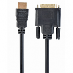 Gembird | Black | HDMI to DVI | 3 m