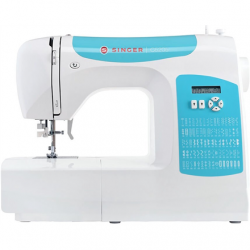 Singer | Sewing Machine | C5205-TQ | Number of stitches 80 | Number of buttonholes 1 | White/Turquoise