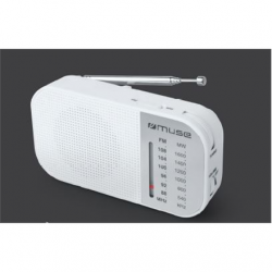 Muse M-025 RW, Portable radio, White