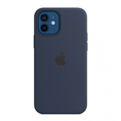Apple | iPhone 12 | 12 Pro Silicone Case with MagSafe | Case with MagSafe | Apple | iPhone 12 | 12 Pro | Silicone | Deep Navy