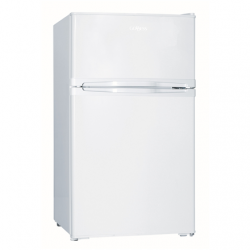 Goddess | GODRDE085GW8AF | Refrigerator | Energy efficiency class F | Free standing | Double Door | Height 85 cm | Fridge net capacity 61 L | Freezer net capacity 24 L | 40 dB | White