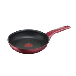 TEFAL | G2730422 | Daily Chef Pan | Frying | Diameter 24 cm | Suitable for induction hob | Fixed handle | Red