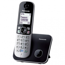 Panasonic Cordless phone KX-TG6811FXM	  Metallic Grey, Caller ID, 1.8 inch LCD; 120 Channels; One Touch Eco Mode; Power Back-Up Operation