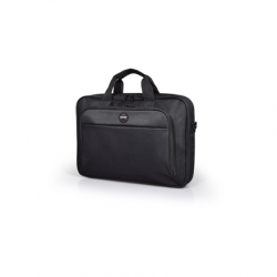 PORT DESIGNS HANOI II CLAMSHELL 13/14 Briefcase, Black PORT DESIGNS | Fits up to size  " | Laptop case | HANOI II Clamshell | Notebook | Black | Shoulder strap