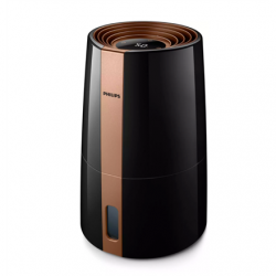 Philips | HU3918/10 | Humidifier | 25 W | Water tank capacity 3 L | Suitable for rooms up to 45 m² | NanoCloud evaporation | Humidification capacity 300 ml/hr | Black
