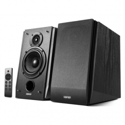 Edifier Subwoofer Supported Bookshelf Speakers R1855DB  Matte black, Bluetooth, Wireless connection