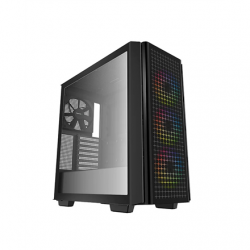 Deepcool MID TOWER CASE CG540  Side window, Black, Mid-Tower, Power supply included No