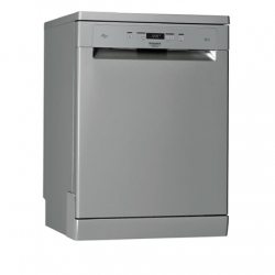 Hotpoint | Free standing | Dishwasher | HFC 3C41 CW X | Width 60 cm | Number of place settings 14 | Number of programs 9 | Energy efficiency class C | Display | AquaStop function | Inox