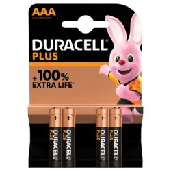 Duracell | AAA | Alkaline | 4 pc(s) | Plus MN2400
