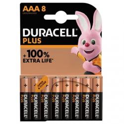Duracell | AAA | Alkaline | 8 pc(s) | Plus MN2400