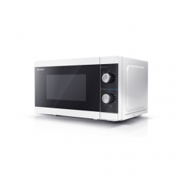 Sharp Microwave Oven YC-MS01E-W Free standing, 800 W, White