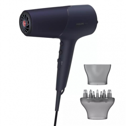 Philips Hair Dryer BHD510/00 2300 W, Number of temperature settings 3, Ionic function, Diffuser nozzle,  Blue and metal
