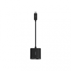 Belkin | USB-C to Ethernet + Charge Adapter | INC001btBK