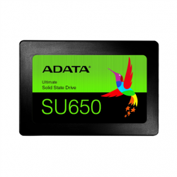 ADATA Ultimate SU650 256 GB SSD form factor 2.5" SSD interface SATA 6Gb/s Write speed 450 MB/s Read speed 520 MB/s