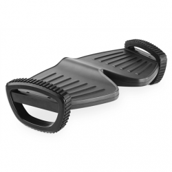 Digitus | DA-90412 | Active Ergonomic Footrest | Black | Depth 277 mm | Height 135 mm | Plastic | Gentle movements promote health; 2 rocker functions by easy rotation; Large or small rocking movements are possible (slow/fast); Can also be used as a raised