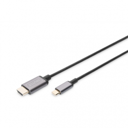 Digitus | USB Type-C to HDMI Adapter | DA-70821 | 1.8 m | Black | USB Type-C